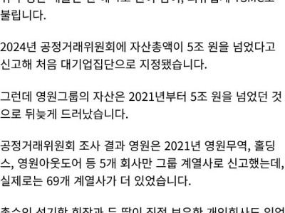 ‘노스페이스’ 운영사 영원그룹, 계열사 82개 숨기다 적발