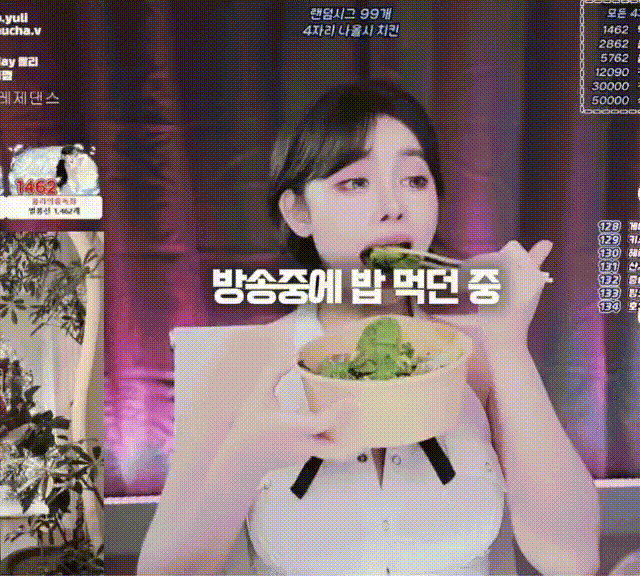 어느 BJ 먹방의 요술 젓가락