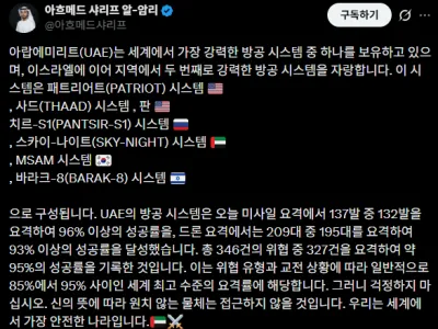 요격률 95라는 국가