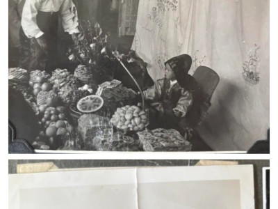 한국전쟁에서 만난 한국-미국인 부부 사진