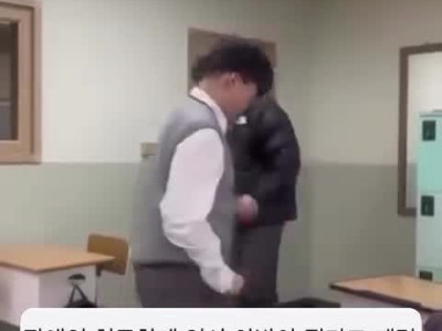 모자란 친구 때리는 인천 고등학생