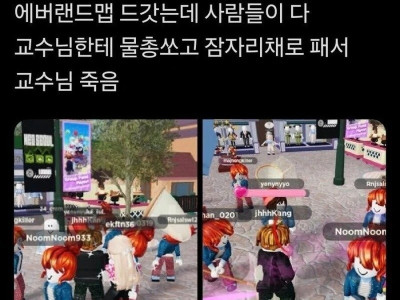 단체로 교수를 살해한 대학생들