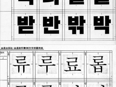 명조체와 고딕체를 만드신 분