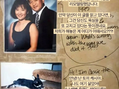 예전 집주인이 벽 속에 숨겨놓은 것.jpg