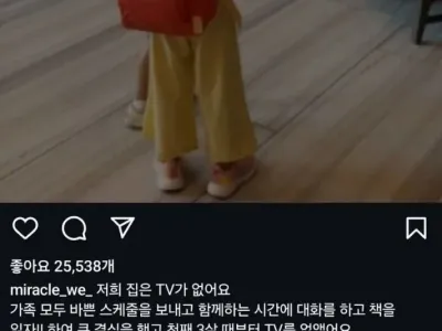 TV 없는 집 아이들의 부작용