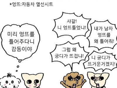 엉뜨에 대한 남녀 온도 차이