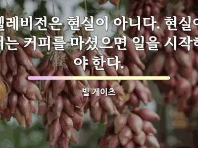 마소 창업자 빌 게이츠의 명언