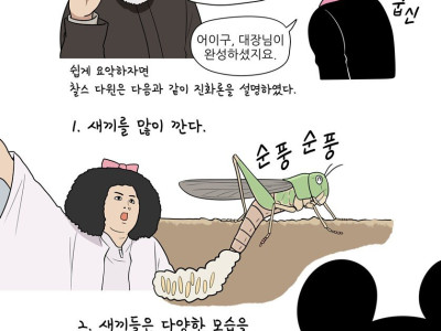 만화로 배우는 곤충의 진화 - 9부 진화론에 관한 오해 1