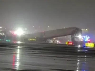 뉴욕 라과디아 공항 대형사고 발생