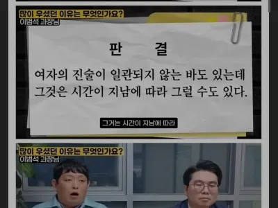 성폭행 무고로 징역 산 남자의 판결문