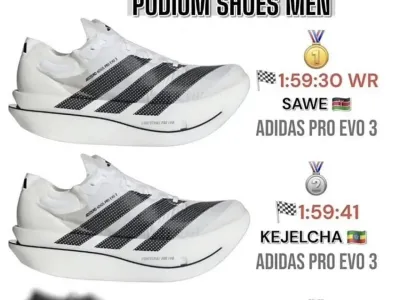 마라톤 기록세운대회 2,3등 신발