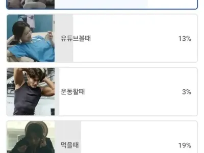 20만명이 투표했다는 제일 행복한 순간은?