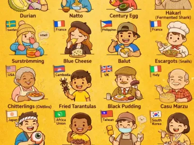 보기에 역겹지만 맛있는 세계의 음식