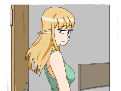 왕족 엘프녀와 마주치는 manhwa