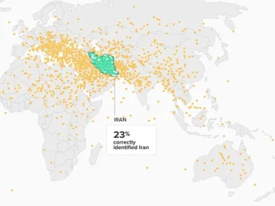 미국인들에게 이란이 어딘지 물어봤다