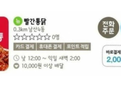 줄임말이 좀 거시기한 치킨집