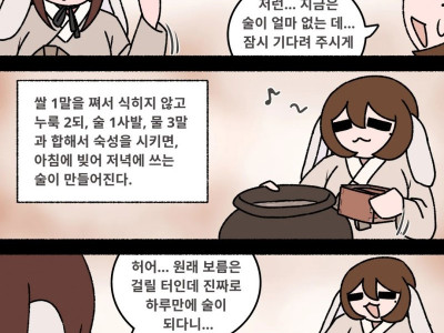 조선시대 하루만에 만들어 마시던 술
