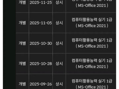 요즘 컴활 1급 합격률 근황