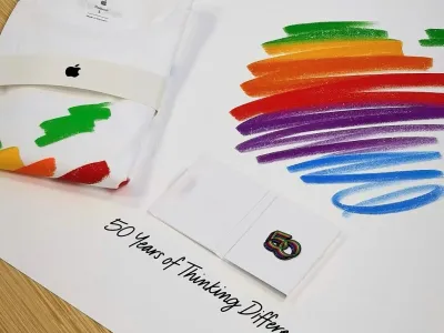 애플 창립 50주년 기념, 직원용 선물