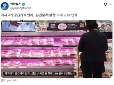 돼지고기 공급가격 인하