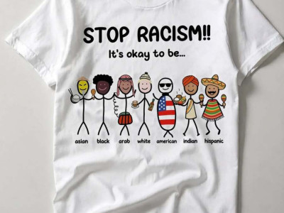 인종차별 반대 티셔츠 디자인