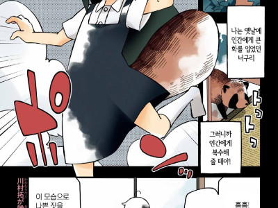 너구리가 집에 들어온 manhwa