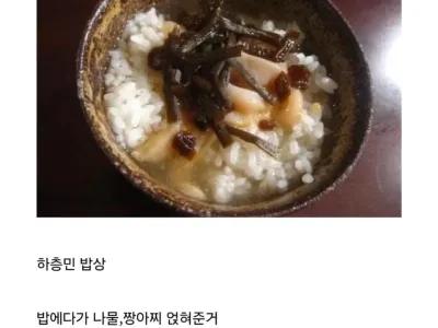 에도시대 일본에서 먹은 밥상종류들