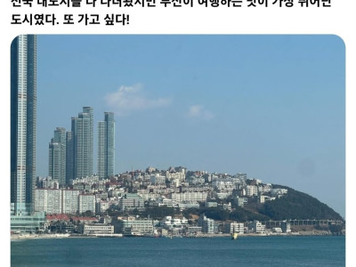 요즘 MZ들에게도 번진 부산 열풍 현상