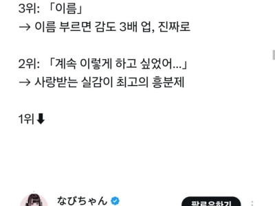 여자가 듣고 기뻐하는 말