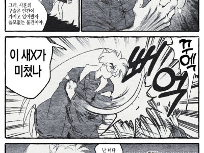 과거로 여행간 이누야샤 만화.manwha