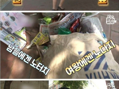 아줌마가 밤마다 쓰레기를 훔쳐가는 이유