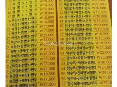 모든 경우의 수를 고려한 중국집