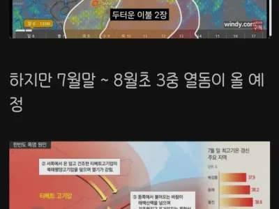 "이중 열돔 곧 끝난다"