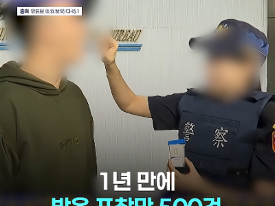 1년에 표창장 500개 받은 여경