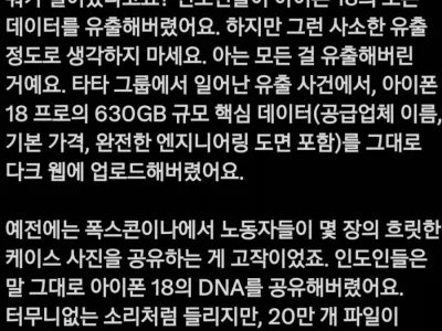 애플) 중국이 선녀로 보이게 만든 인도
