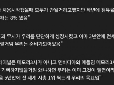 중국 창신메모리 "삼성,하이닉스,마이크론은 우리 라이벌 아니다"