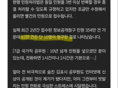 우리나라 민원이 많은 이유