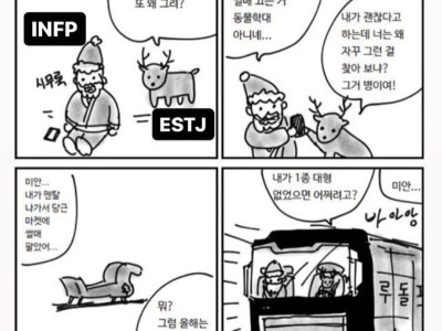 루돌프가 썰매 끄는건 동물학대?