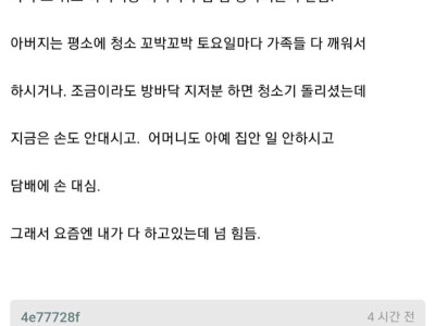 형이 과로사하고 집안이 망가진거같음