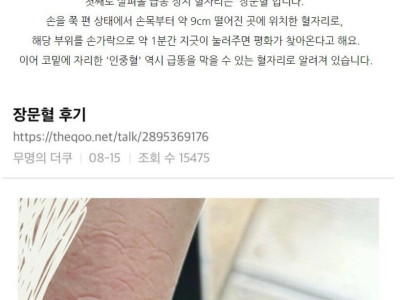 장문혈 후기