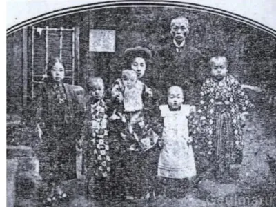 안상호 일가 사진 컬러 복원(펌)
