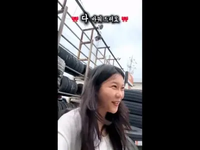 덤프트럭 유튜버도 당황했다는 덤프트럭 타이어 상태