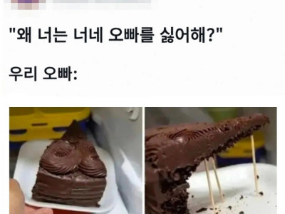 오빠가 너무 싫다는 여동생