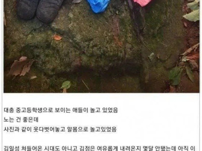 미성년자들이랑 계곡에서 알몸파티한 썰.jpg