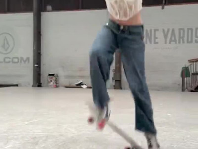 [약후] 스케이트보드 잘 타는 서양처자