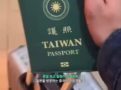 중국인들에게 유행이라는 대만 여권 커버