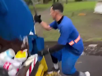 개빡세다는 브라질의 환경미화원 수준