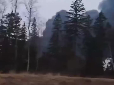 러시아 석유터미널 대규모 화재 발생