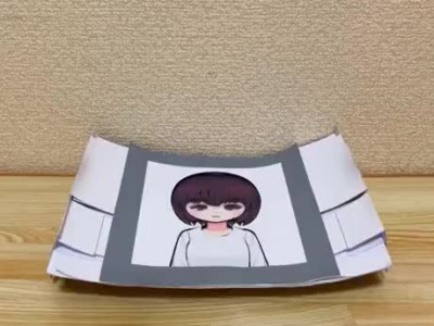 종이로만 만든 2.5D 버튜버 모델