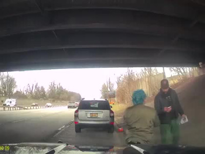 어제 미국에서 일어난 자동차 추돌사고